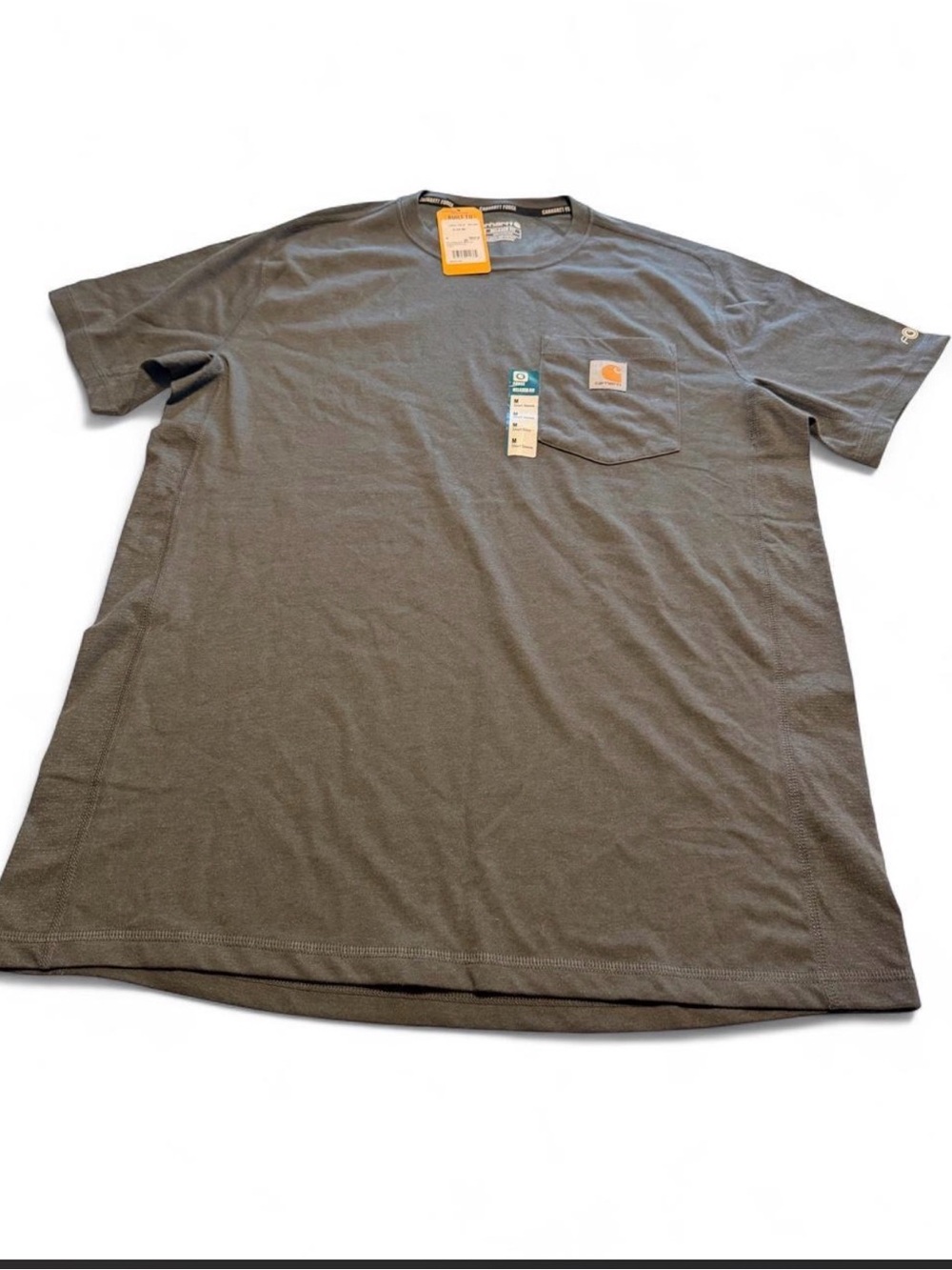 Carhartt Men’s Short Sleeve Pocket Tee in Olive Green